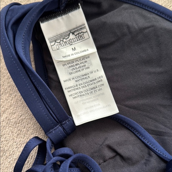 Patagonia Navy Swim Top - Picture 2 of 3